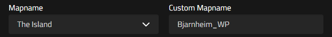 Nitrado ARK Mapname