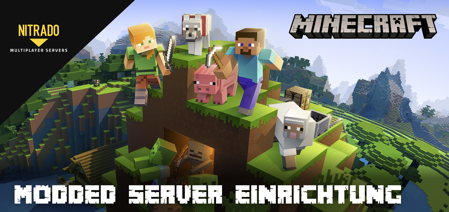 So richtest du einen gemoddeten Minecraft Server ein