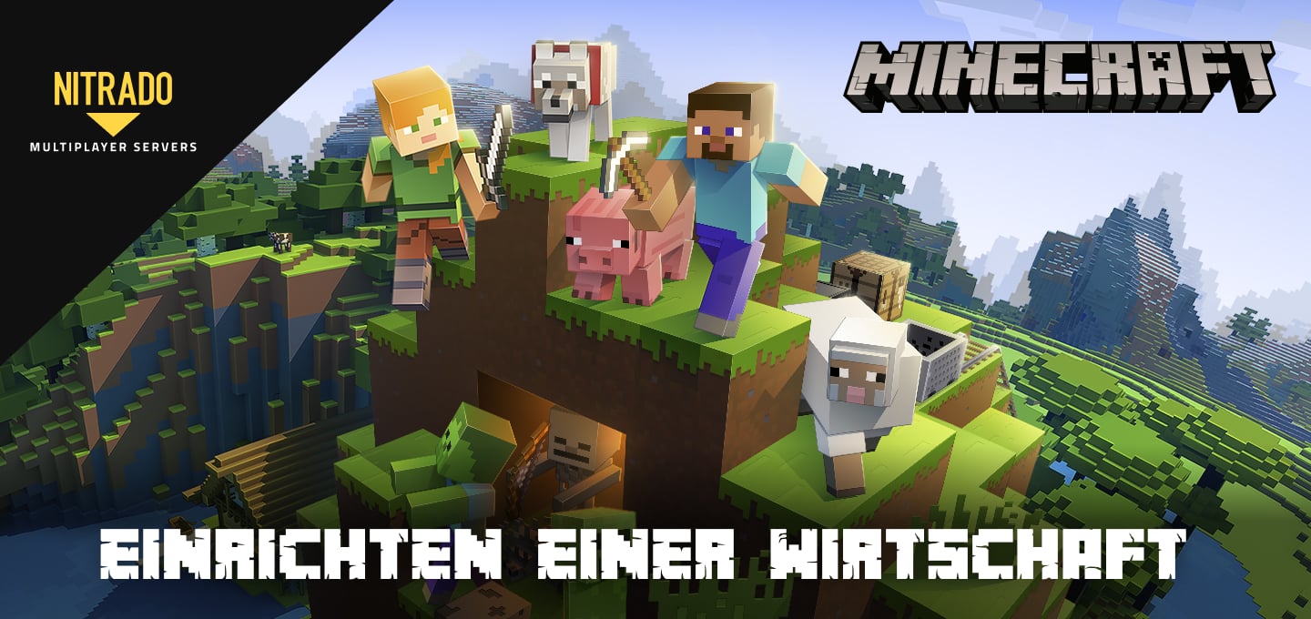 Wie du eine Wirtschaft auf deinem Minecraft Server einrichtest