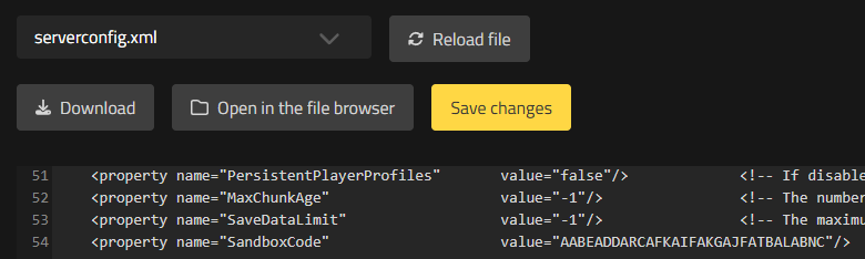 7 Days to Die Experimental Sandbox Options Code Guide