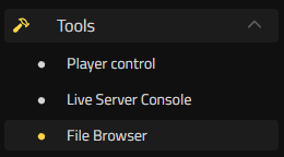 Nitrado Datei-Browser