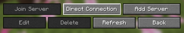 Minecraft Direct Connection