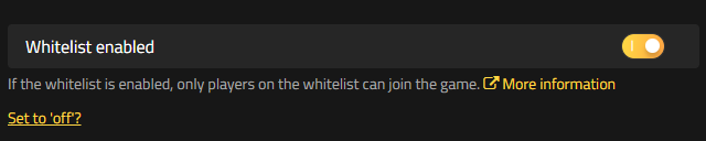 Guide de la whitelist Nitrado