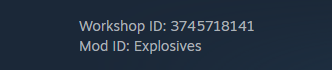 Project Zomboid Workshop ID Mod ID