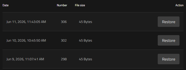 Nitrado Restore Backup Guide