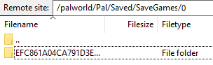 Subir partida local al servidor de Palworld