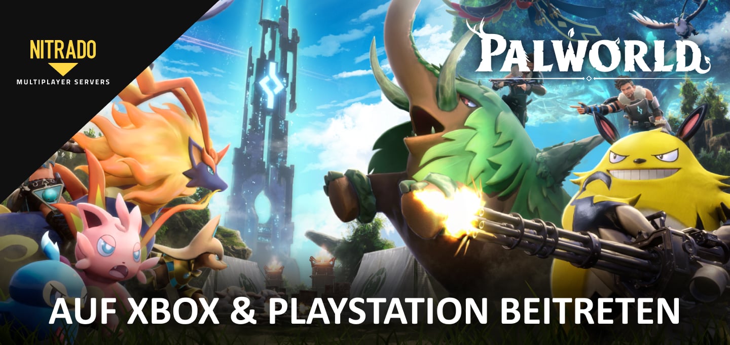 Palworld-Server auf Xbox & PlayStation beitreten