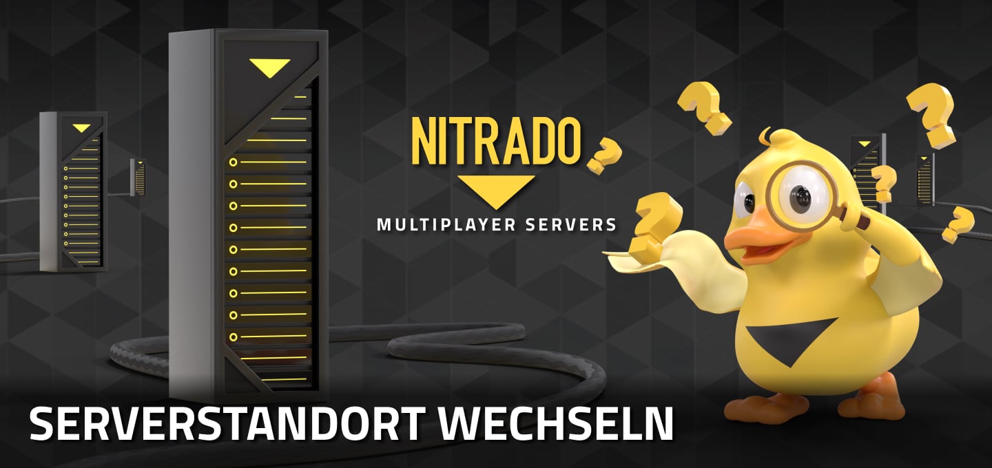 Nitrado Serverstandort wechseln