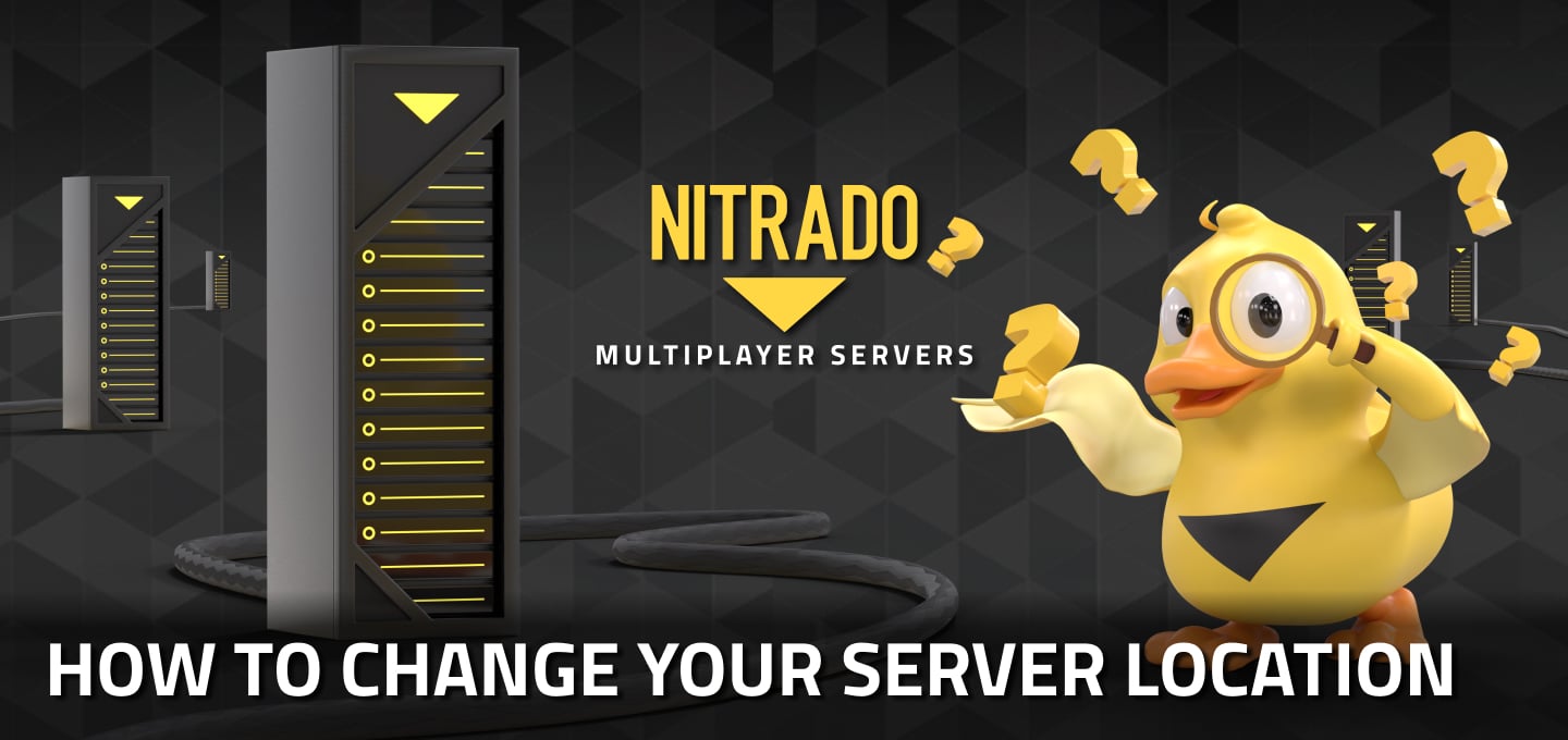 Cambiar la ubicación del servidor Nitrado