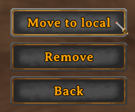 Move World to Local