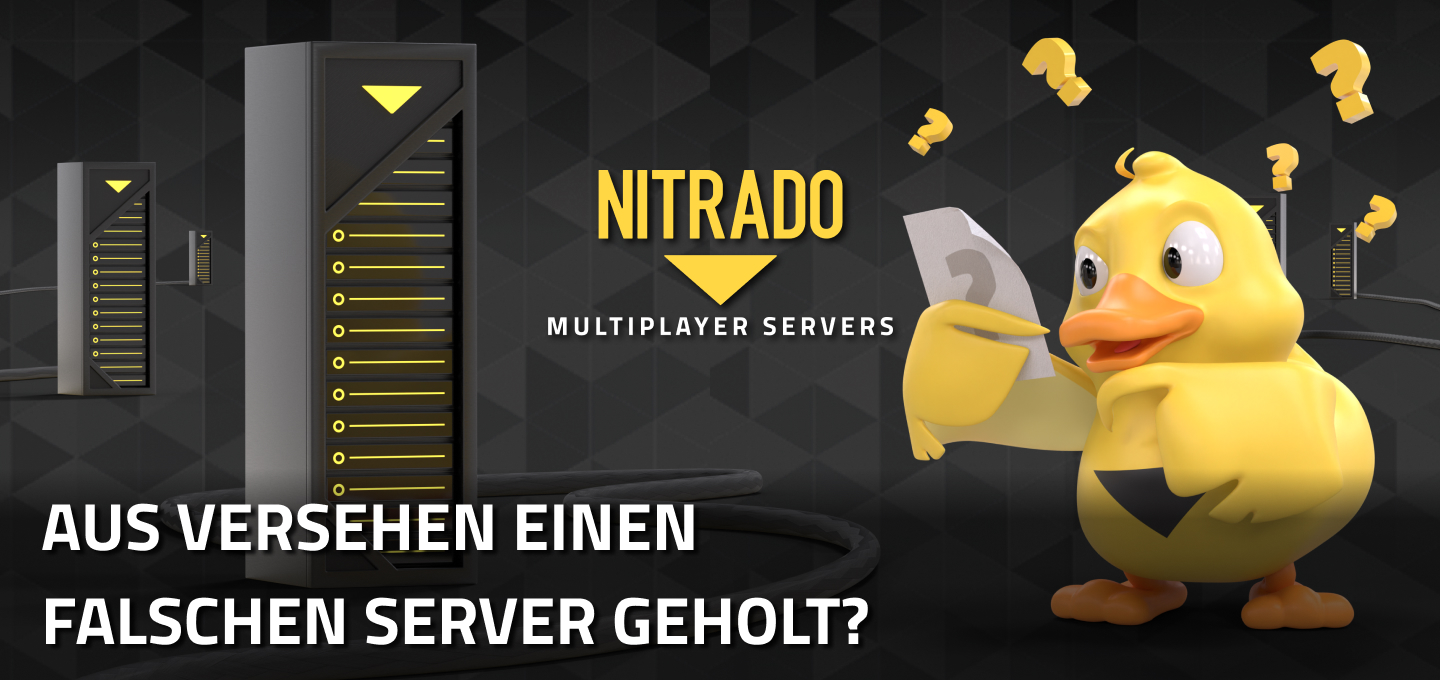 Versehentlichen Kauf eines falschen Gameservers korrigieren