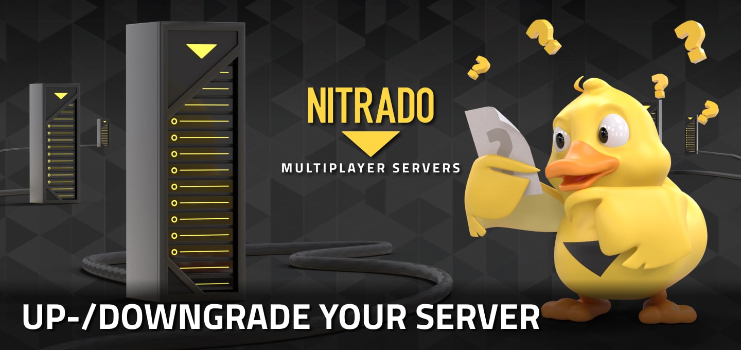 How to Up-/Downgrade Your Nitrado Server