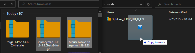 Install Mods to Game Client