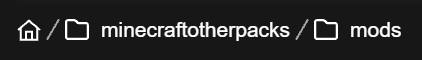 Follow File Path - minecraftotherpacks > mods