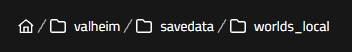 Directory dei salvataggi del server