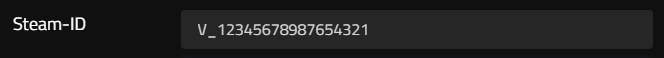 Enter Platform Identifier and Player ID