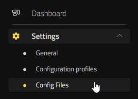 Open Config Files
