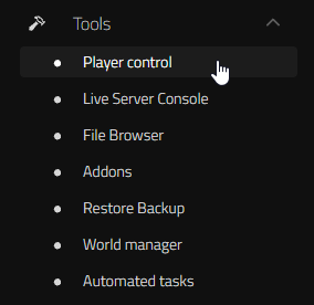 Open Player Control