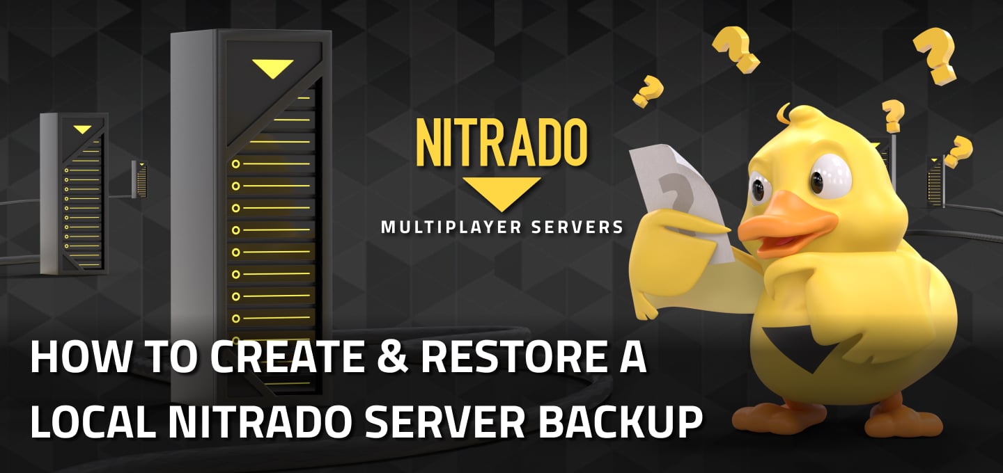How to Create and Restore a Local Backup of Your Nitrado Game Server