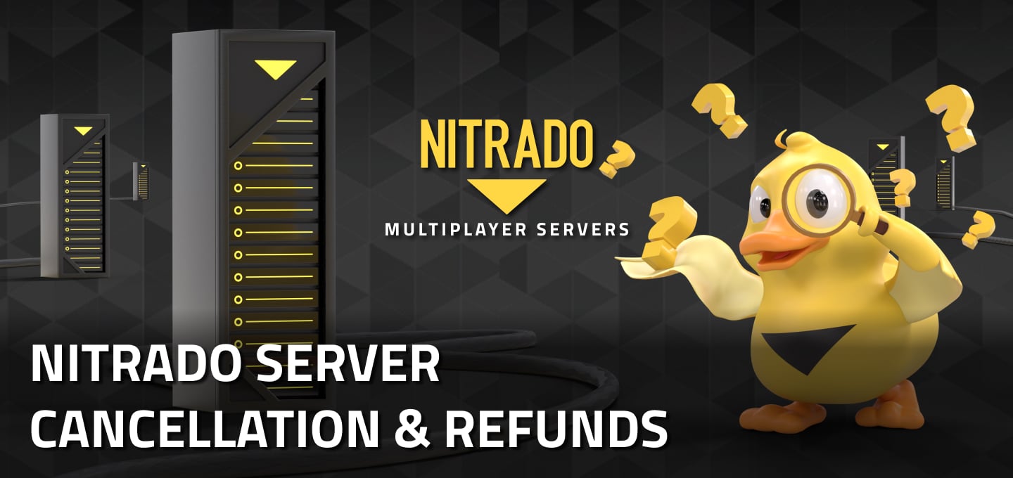 Nitradoキャンセルサポート – サーバーガイド
