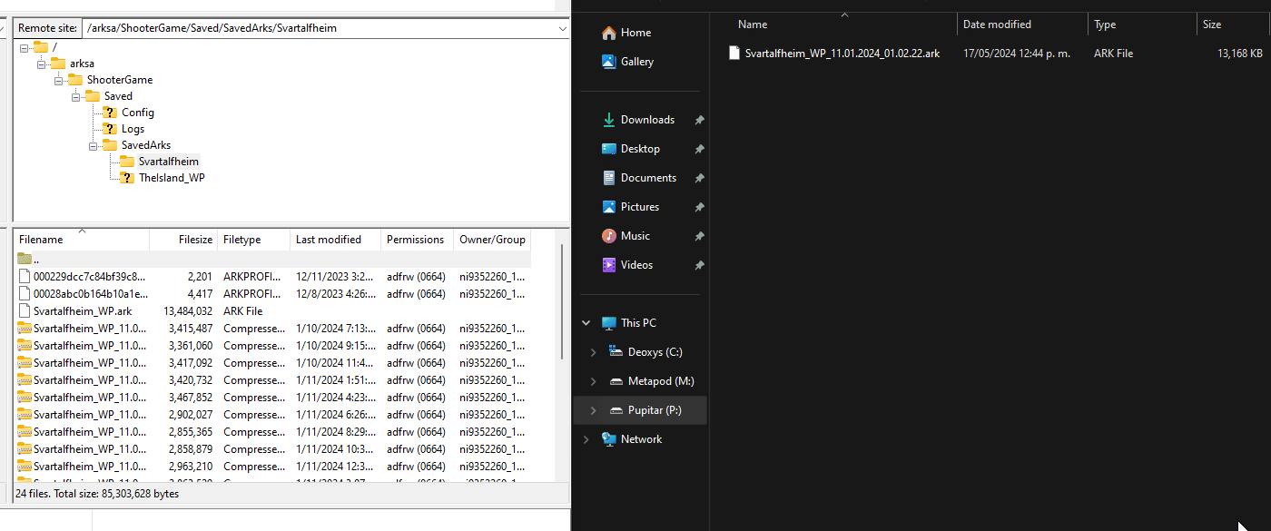 Backup deiner Custom Map hochladen