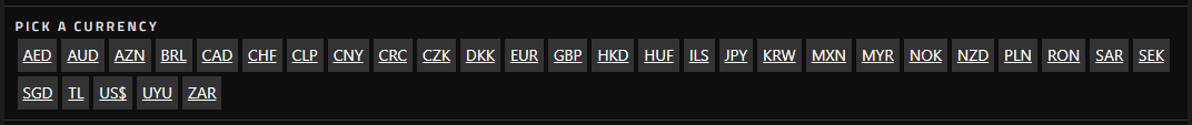 How to Change Currency on Your Nitrado Account - Select Preferred Currency