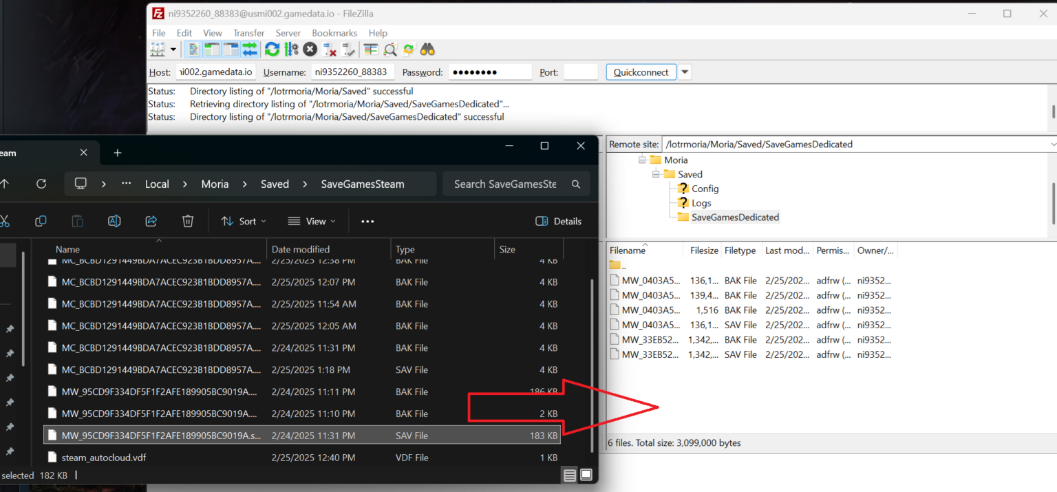 How to Upload a LOTR: Return to Moria Local World Save to Your Nitrado ...