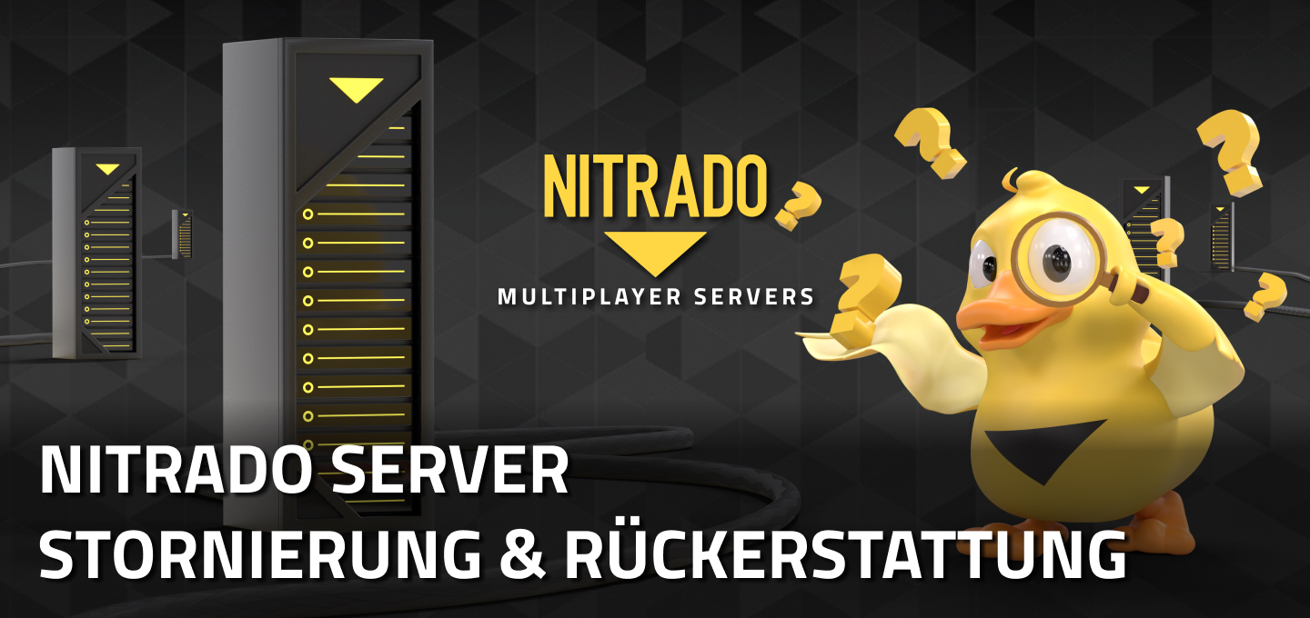 Nitrado Server kündigen und Rückerstattung beantragen – Support Guide