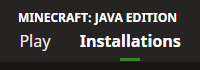 Open Default Minecraft Launcher - Version Installation