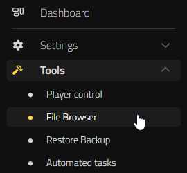 Import Conan Exiles Save - Open File Browser