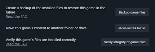 Verifica dell'integrità dei file di gioco di Valheim su Steam