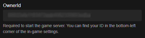 Enter Owner ID