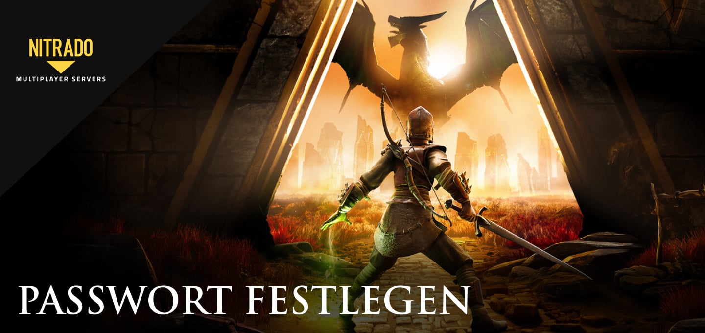 Passwort für deinen RuneScape: Dragonwilds Server setzen