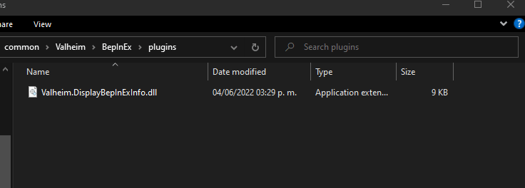 Dropping mod .dll files into the BepInEx plugins folder